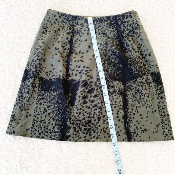 Alberto Makali Olive Leopard Skirt Suit Set NWOT - Picture 7 of 8